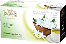  RANSAR Жасмин зелений чай  25 пакетиков по 2Г